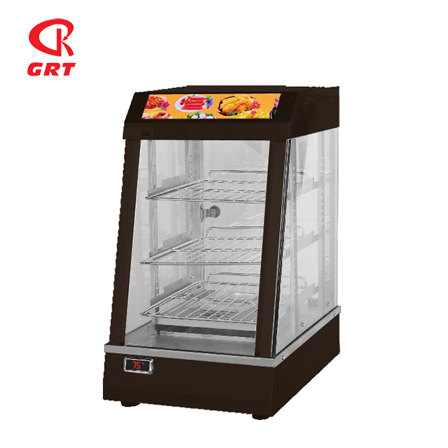 GRT-614-Z Commercial Glass Food Pie Warmer Display Showcase