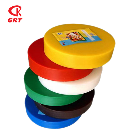 LDPE Round Chopping board flexible cutting mats with six colors
