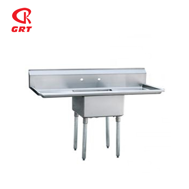 1 Compartment Commercial Kitchen Sink With Drainboard For Restaurant Using