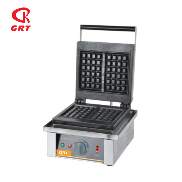 GRT-LD-4 Two Slices Rectangle Egg Waffle Making Machine For Sale