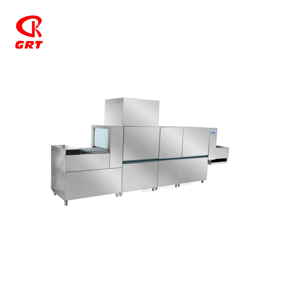 Commercial Industrial dishwasher Flight type dishwasher with EnC-system