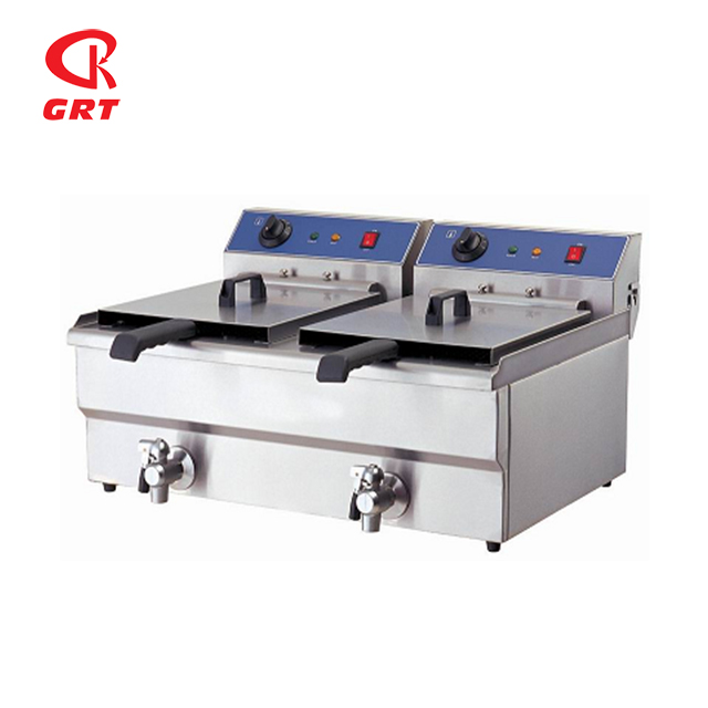 GRT-E132V Commercial 26L Countertop Stainless steel Oil Fryer