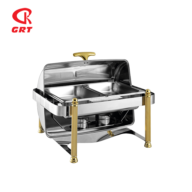 GRT-6501GH Golden Chafing Dish For Restaurance Using