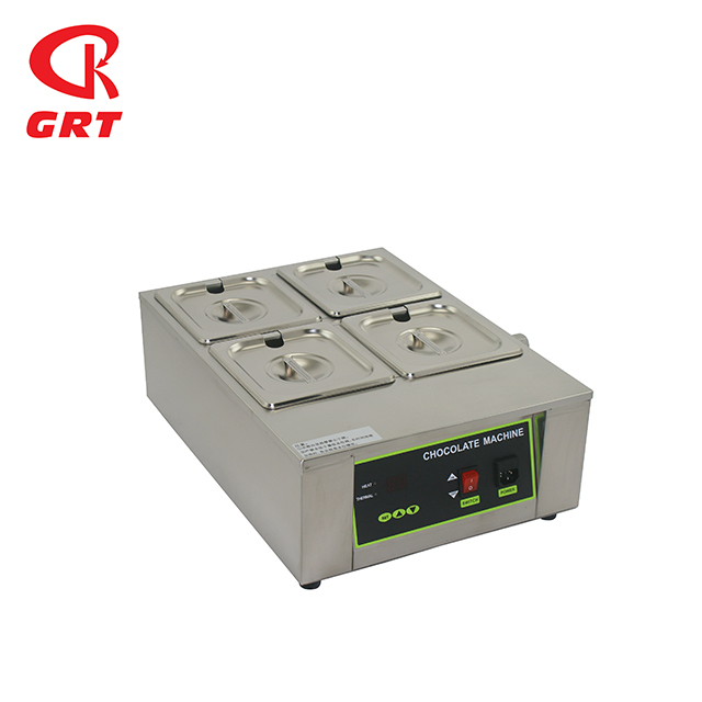 GRT-D2002-4 Professional Commercial 4 Pan Chocolate Warmer Machine
