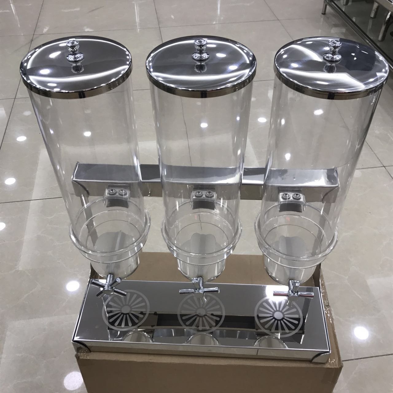 GRTJVT5A Stainless Steel Commercial Cereal Container Dispenser Buy Cereal Dispenser