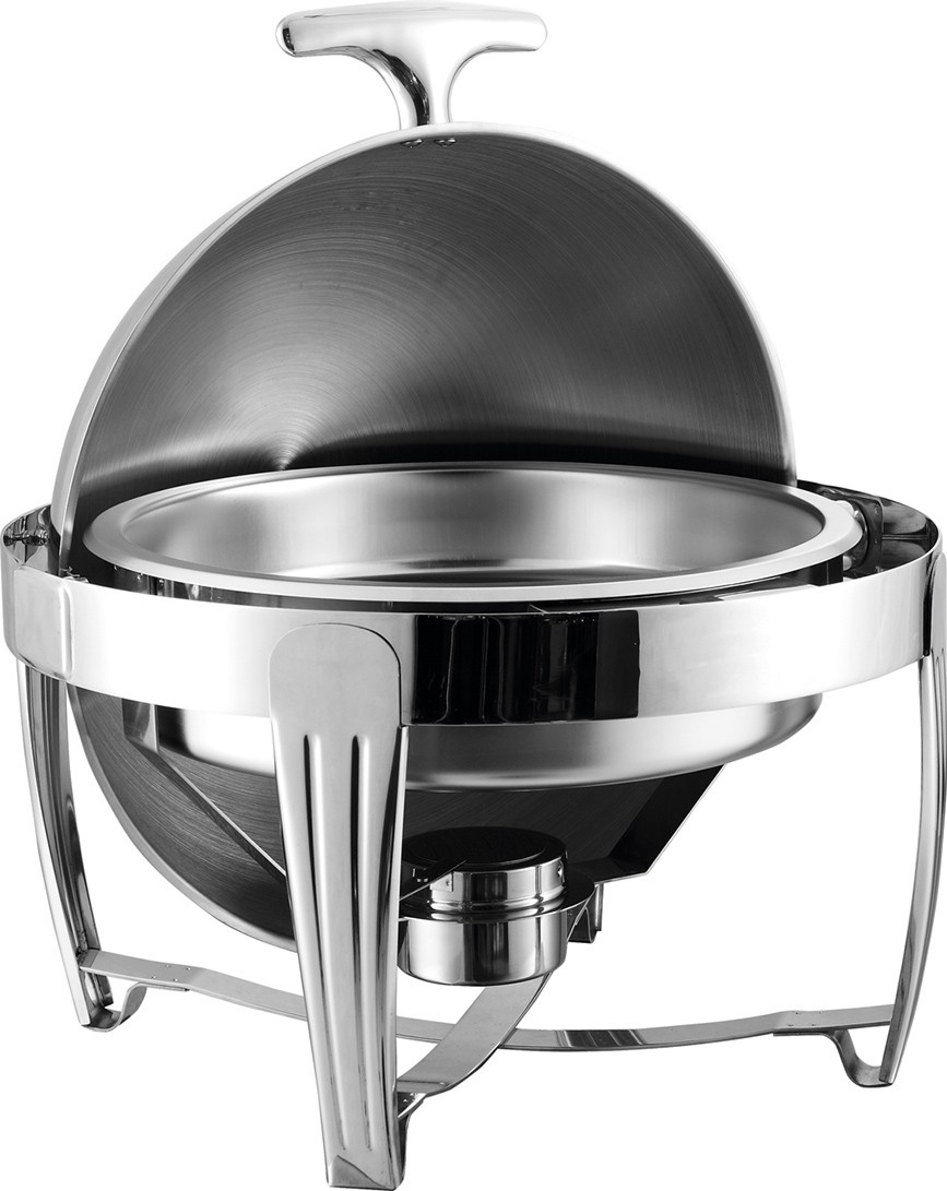 GRT-721B Stainless Steel Round Chafing Dish 6L 