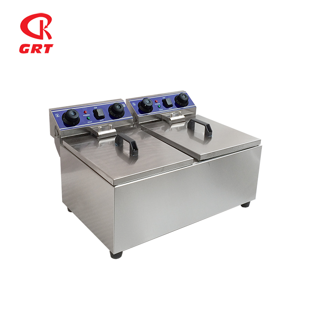 GRT-E172B Twin Tank Deep Fryer for Frying Food