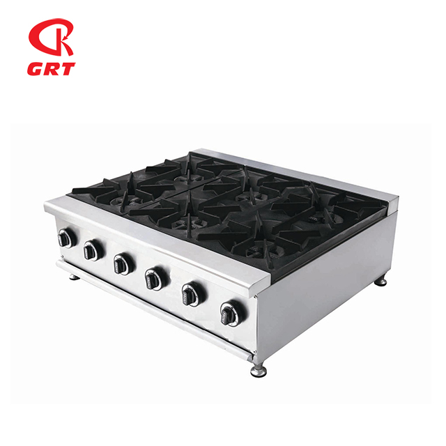 GRT-RB6 Portable Commercial Kitchen Gas 6 Burner For Sale