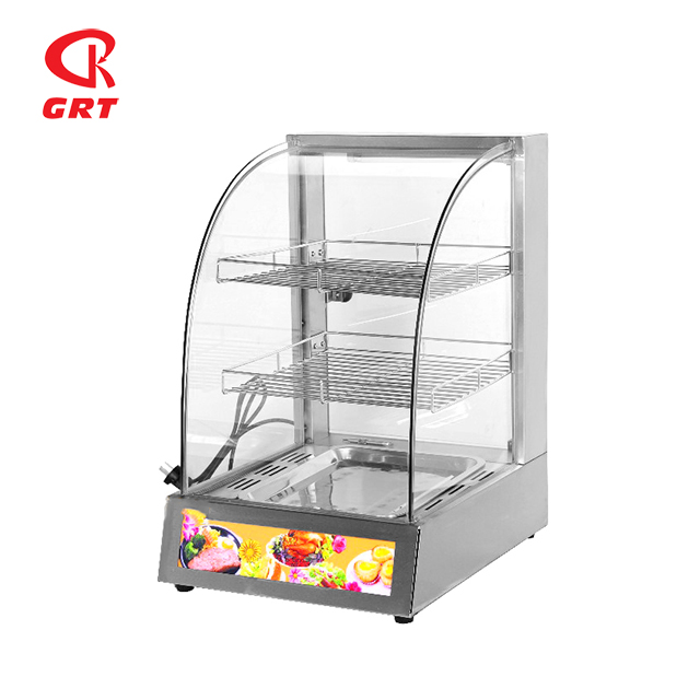GRT-2P-1S Stainless Steel Portable Display Case Chicken Food Warmer