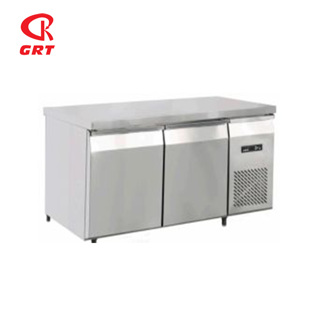 GRT-DB-480Z 2 Doors Stainless Steel Workbench Chiller under Counter Fridge Refrigerator